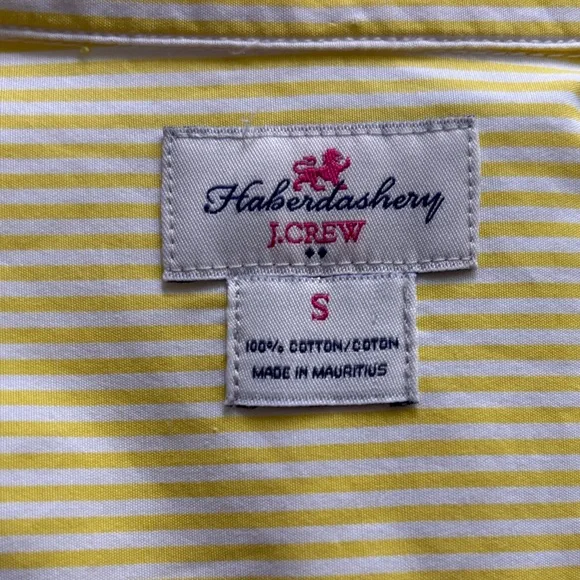 Sunny Yellow Striped Button Down Shirt - Picture 5 of 5